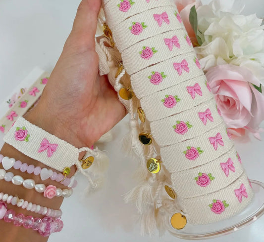 Roses & Bows Coquette Bracelet