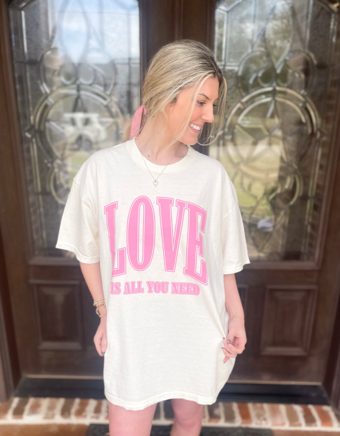 All You Need is Love Oversized Shirt