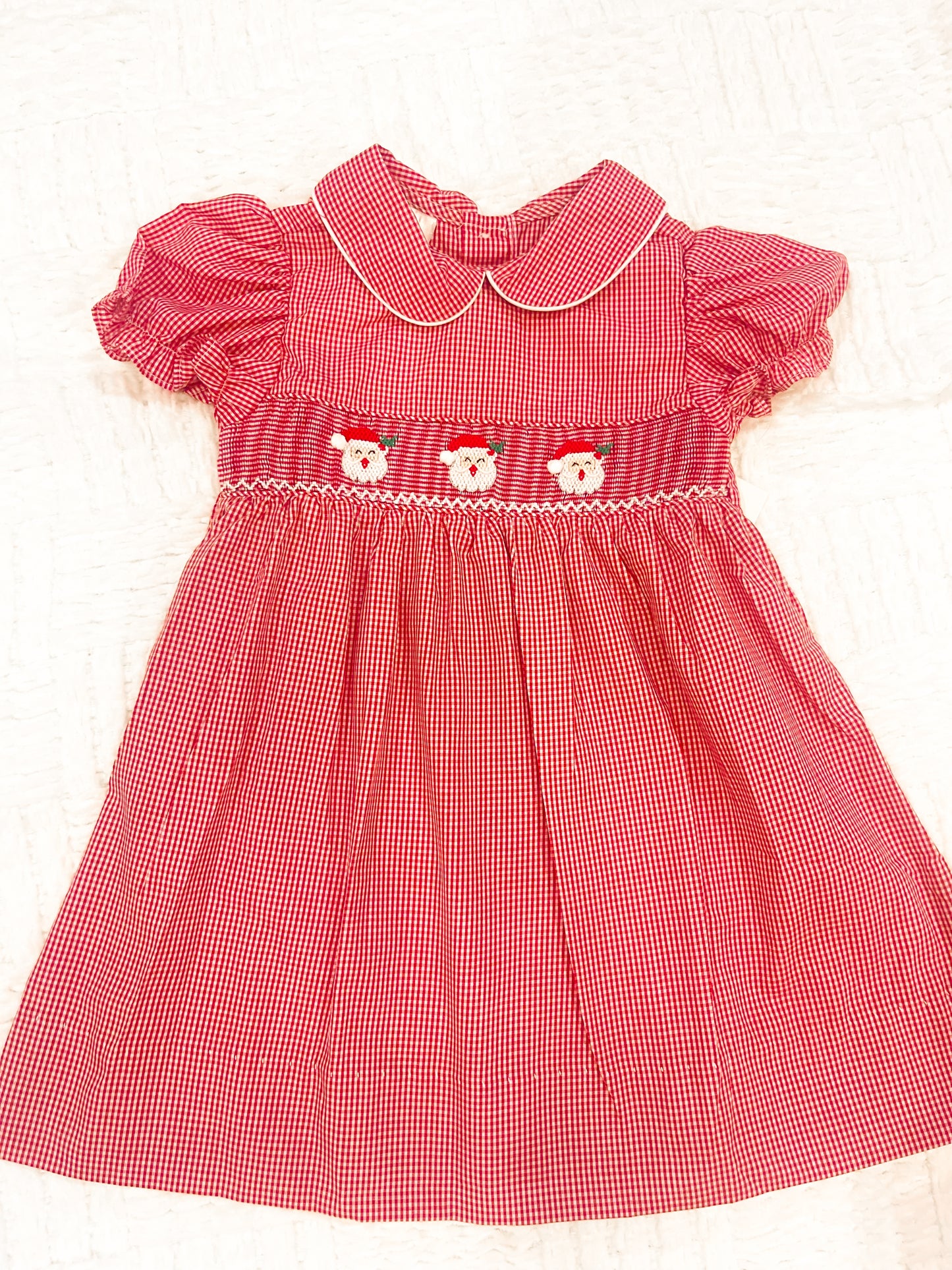 Little Red Gingham Dress