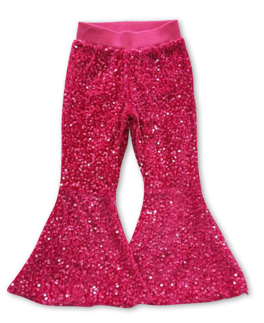 Sequin Flare pants