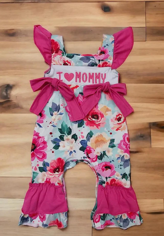 I Love Mommy Romper