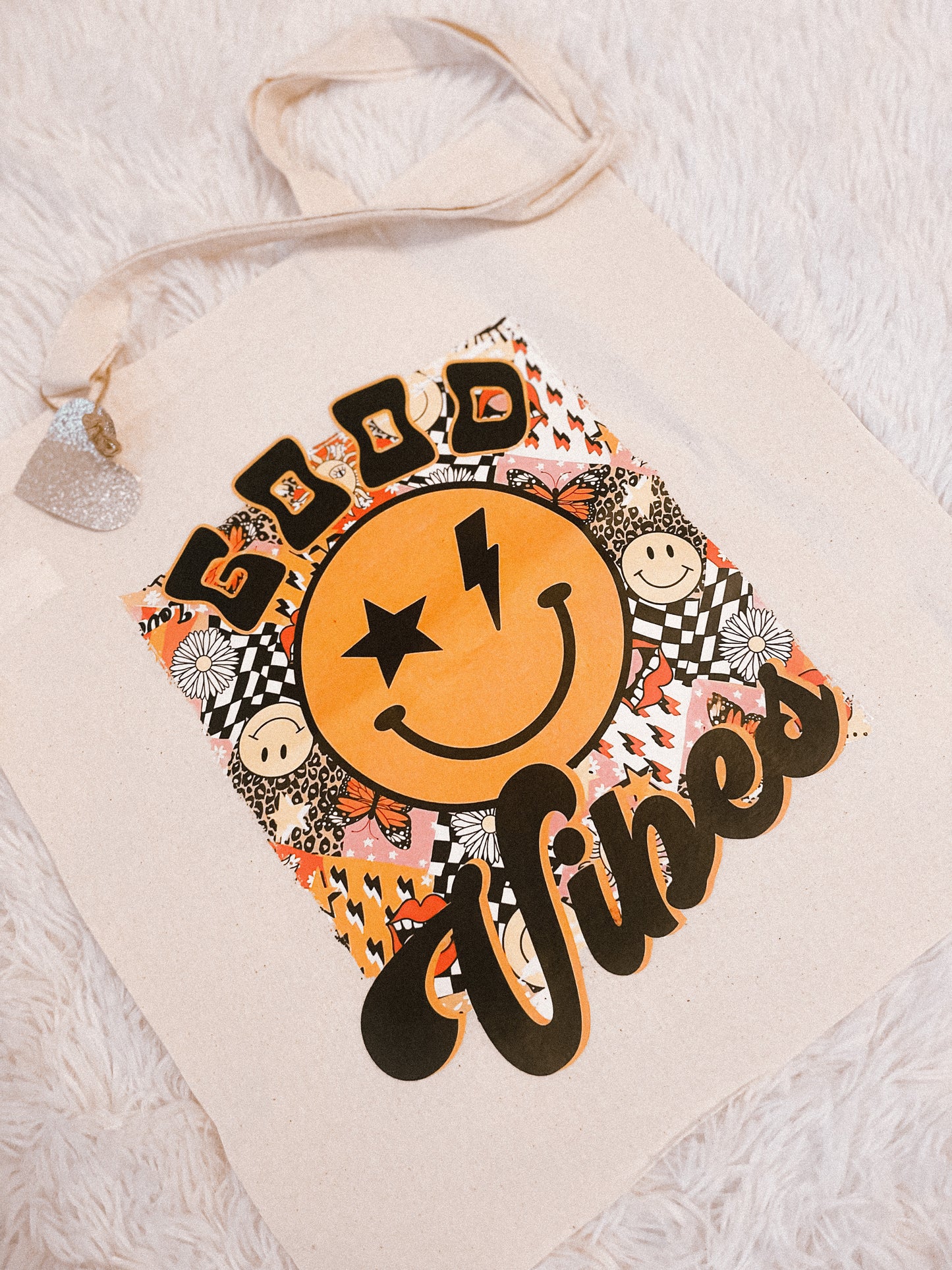 Good vibes tote bag